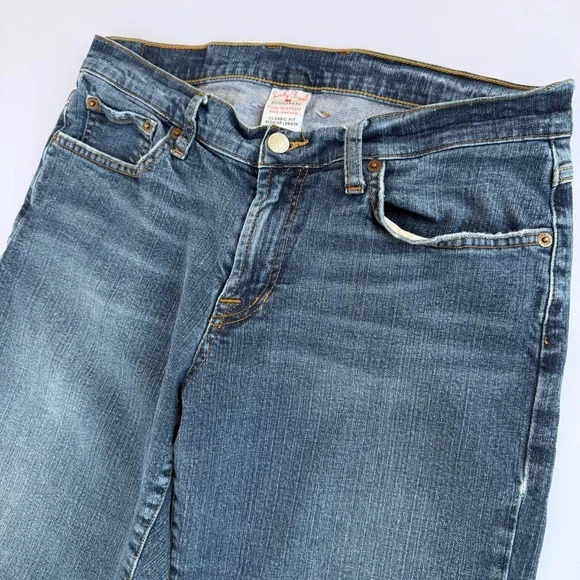 Woman’s Vintage Lucky Brand🍀 Denim Dungarees Size 10/30 - Picture 2 of 10